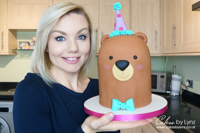 Birthday Bear Cake tutorial
