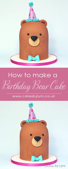 Childrens Party Birthday bear cake tutorial