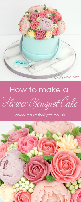 Flower bouquet cake
