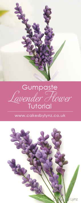 Sugar Gumpaste Lavender tutorial