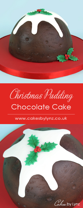 Christmas Pudding Cake tutotial