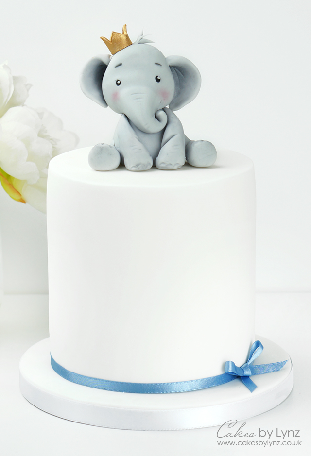 Elephant Cake Topper Tutorial - Cakes by Lynz