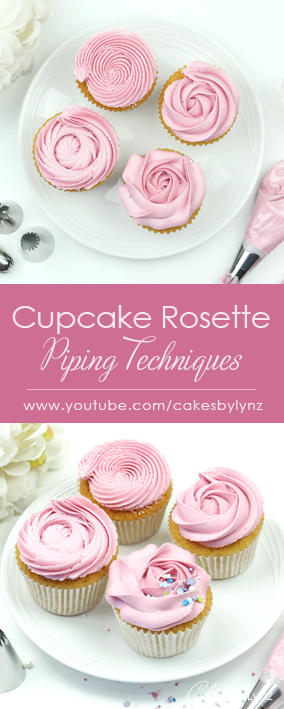 Cupcake Rosettes piping techniques