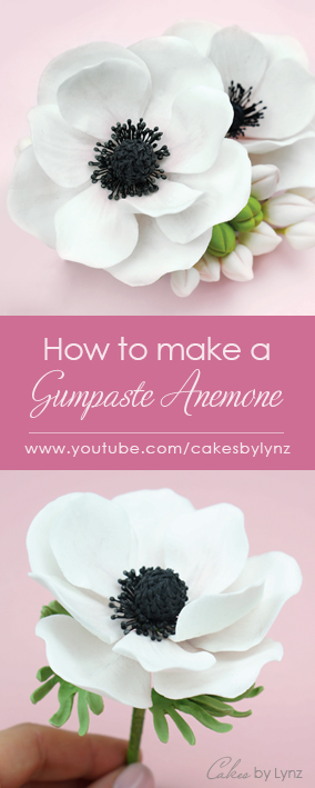 how to make a gumpaste anemone