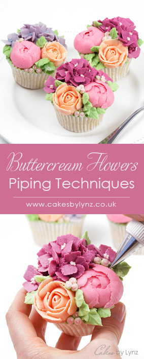 how to pipe buttercream flower cupcakes piping techniques