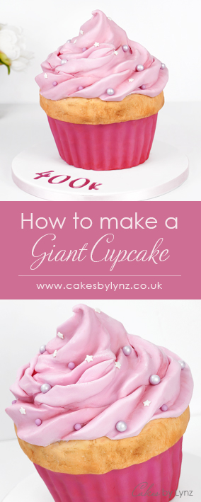 How to make a giant cupcake tutorial