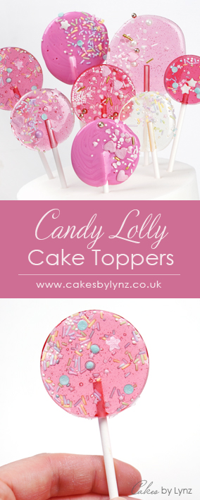 sugar candy lollies cake toppers recipe