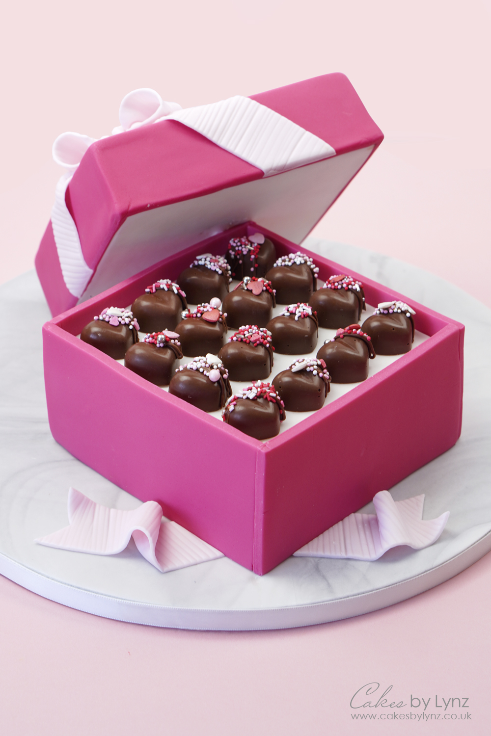 box of chocolates cake tutorial